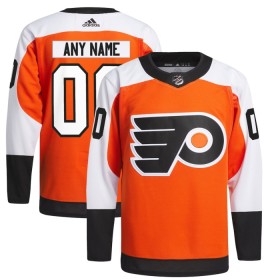 Philadelphia Flyers Custom Adidas 2023-24 Heim Orange Trikot Authentic - Herren